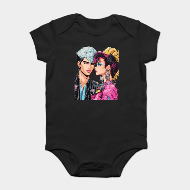 Couples Love Baby Bodysuit by animegirlnft